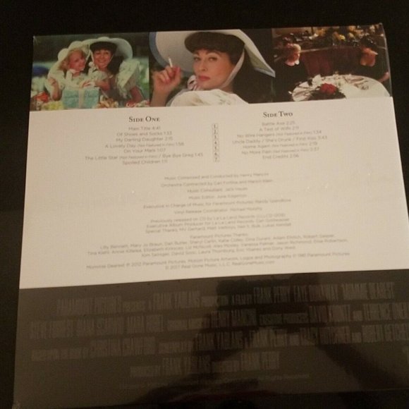 Henry Mancini Mommie Dearest LP ~ Ltd Ed of 1,200 ~ White Vinyl ~ New/Sealed! - Picture 3 of 3